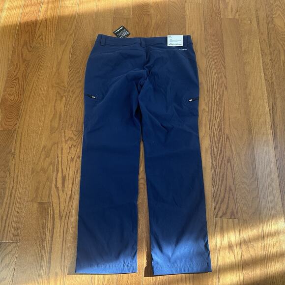 Eddie Bauer First Ascent Navy Blue Guide Pant Size Petite 10 NWT Hiking Outdoor - Picture 7 of 12